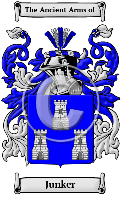 Junker Family Crest Download (JPG) Heritage Series - 600 DPI