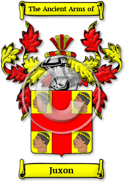 Juxon Family Crest Download (jpg) Legacy Series - 150 DPI