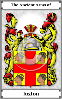 Juxton Family Crest Download (JPG)  Book Plated - 150 DPI