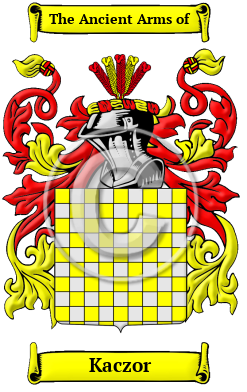 Kaczor Family Crest/Coat of Arms