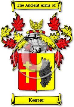 Kester Family Crest Download (jpg) Legacy Series - 150 DPI