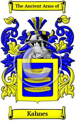 Kahnes Family Crest/Coat of Arms