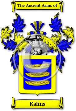 Kahns Family Crest Download (jpg) Legacy Series - 150 DPI