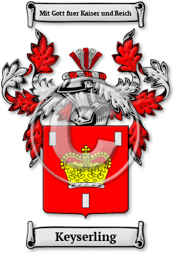 Keyserling Family Crest Download (jpg) Legacy Series - 150 DPI