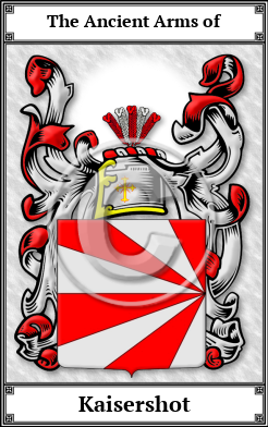 Kaisershot Family Crest Download (JPG) Book Plated - 600 DPI