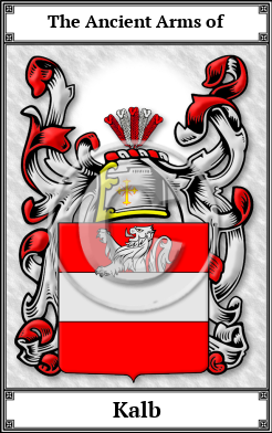 Kalb Family Crest Download (JPG)  Book Plated - 150 DPI