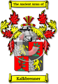 Kalkbrenner Family Crest Download (jpg) Legacy Series - 150 DPI