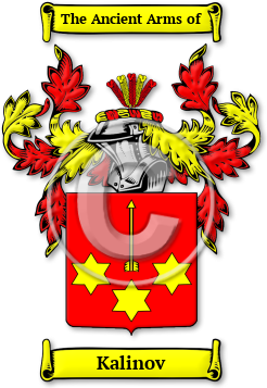 Kalinov Family Crest Download (jpg) Legacy Series - 150 DPI