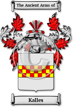Kalles Family Crest Download (jpg) Legacy Series - 150 DPI