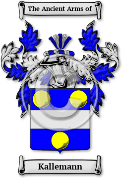Kallemann Family Crest Download (jpg) Legacy Series - 150 DPI