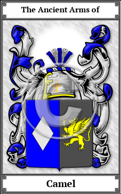 Camel Family Crest Download (JPG)  Book Plated - 150 DPI