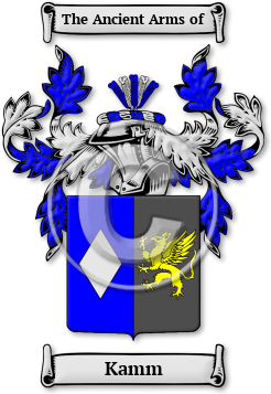 Kamm Family Crest Download (JPG) Legacy Series - 600 DPI