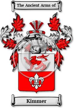 Kimmer Family Crest Download (jpg) Legacy Series - 150 DPI