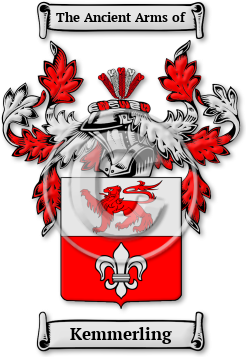 Kemmerling Family Crest Download (jpg) Legacy Series - 150 DPI