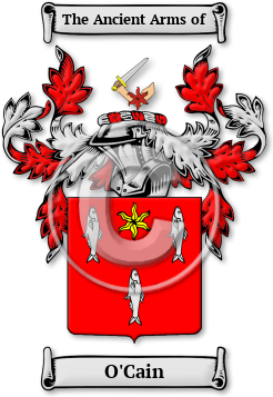 O'Cain Family Crest Download (jpg) Legacy Series - 150 DPI