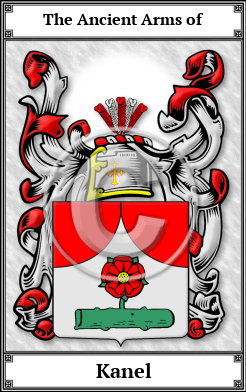 Kanel Family Crest Download (JPG)  Book Plated - 150 DPI