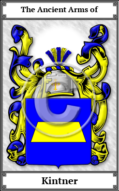Kintner Family Crest Download (JPG)  Book Plated - 150 DPI