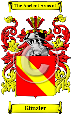 Künzler Family Crest/Coat of Arms