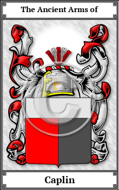 Caplin Family Crest Download (JPG)  Book Plated - 150 DPI