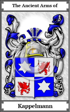 Kappelmann Family Crest Download (JPG)  Book Plated - 150 DPI