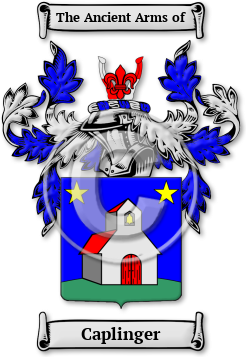 Caplinger Family Crest Download (jpg) Legacy Series - 150 DPI