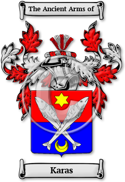 Karas Family Crest Download (JPG) Legacy Series - 600 DPI