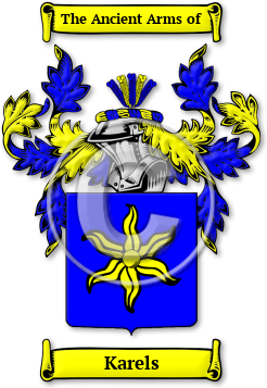Karels Family Crest Download (jpg) Legacy Series - 150 DPI