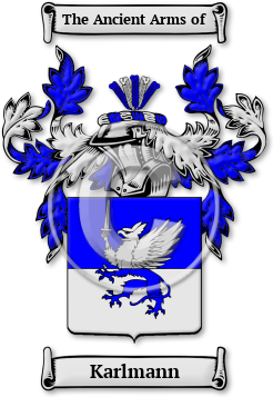 Karlmann Family Crest Download (jpg) Legacy Series - 150 DPI