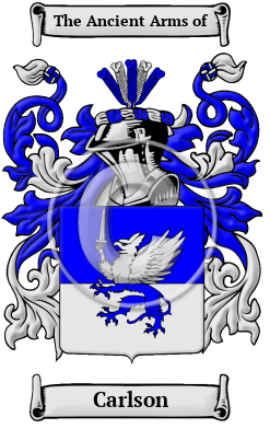 Carlson Family Crest/Coat of Arms