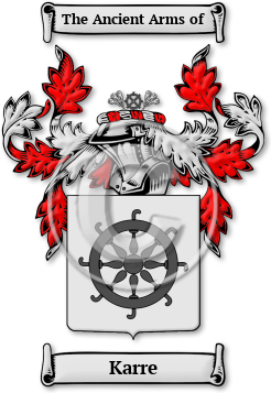 Karre Family Crest Download (jpg) Legacy Series - 150 DPI