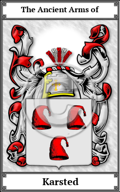 Karsted Family Crest Download (JPG) Book Plated - 600 DPI