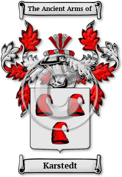 Karstedt Family Crest Download (jpg) Legacy Series - 150 DPI