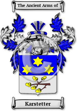 Karstetter Family Crest Download (JPG) Legacy Series - 600 DPI