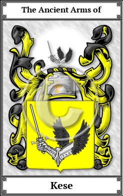 Kese Family Crest Download (JPG) Book Plated - 600 DPI