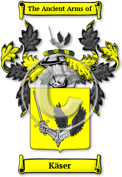 Käser Family Crest Download (jpg) Legacy Series - 150 DPI