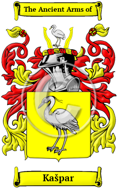 Kašpar Family Crest Download (JPG) Heritage Series - 300 DPI