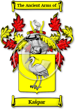 Kašpar Family Crest Download (jpg) Legacy Series - 150 DPI