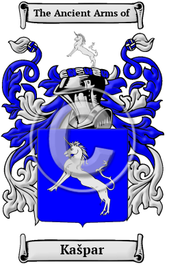 Kašpar Family Crest Download (JPG) Heritage Series - 300 DPI
