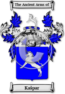 Kašpar Family Crest Download (jpg) Legacy Series - 150 DPI