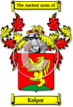 Kašpar Family Crest Download (jpg) Legacy Series - 150 DPI