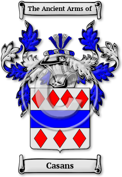 Casans Family Crest Download (jpg) Legacy Series - 150 DPI