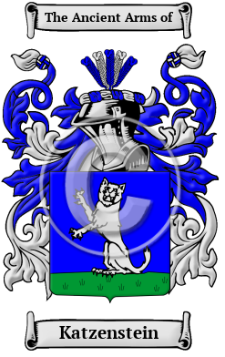 Katzenstein Family Crest Download (JPG) Heritage Series - 600 DPI