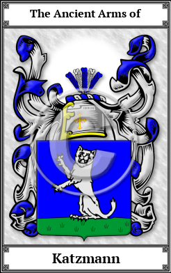 Katzmann Family Crest Download (JPG)  Book Plated - 150 DPI