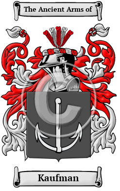 Kaufman Family Crest Download (JPG) Heritage Series - 600 DPI