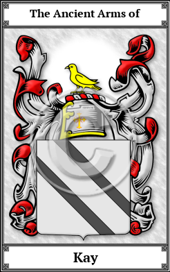 Kay Family Crest Download (JPG) Book Plated - 600 DPI