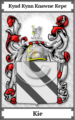 Kie Family Crest Download (JPG)  Book Plated - 150 DPI