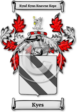 Kyes Family Crest Download (JPG) Legacy Series - 300 DPI