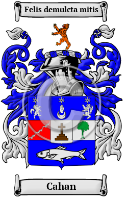 Cahan Family Crest/Coat of Arms