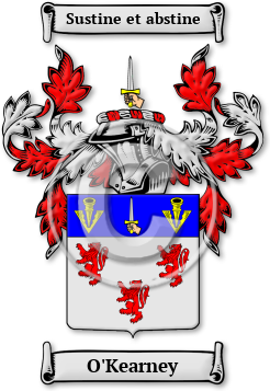 O'Kearney Family Crest Download (jpg) Legacy Series - 150 DPI