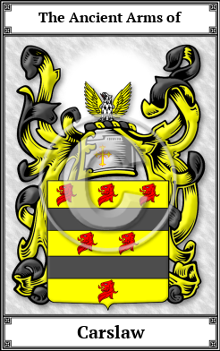 Carslaw Family Crest Download (JPG)  Book Plated - 150 DPI
